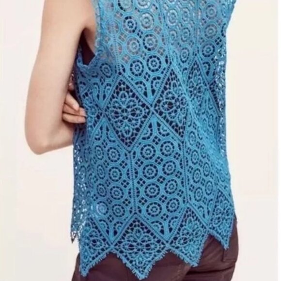 NWT Anthropologie Lacework Shell Size XS - Picture 3 of 4